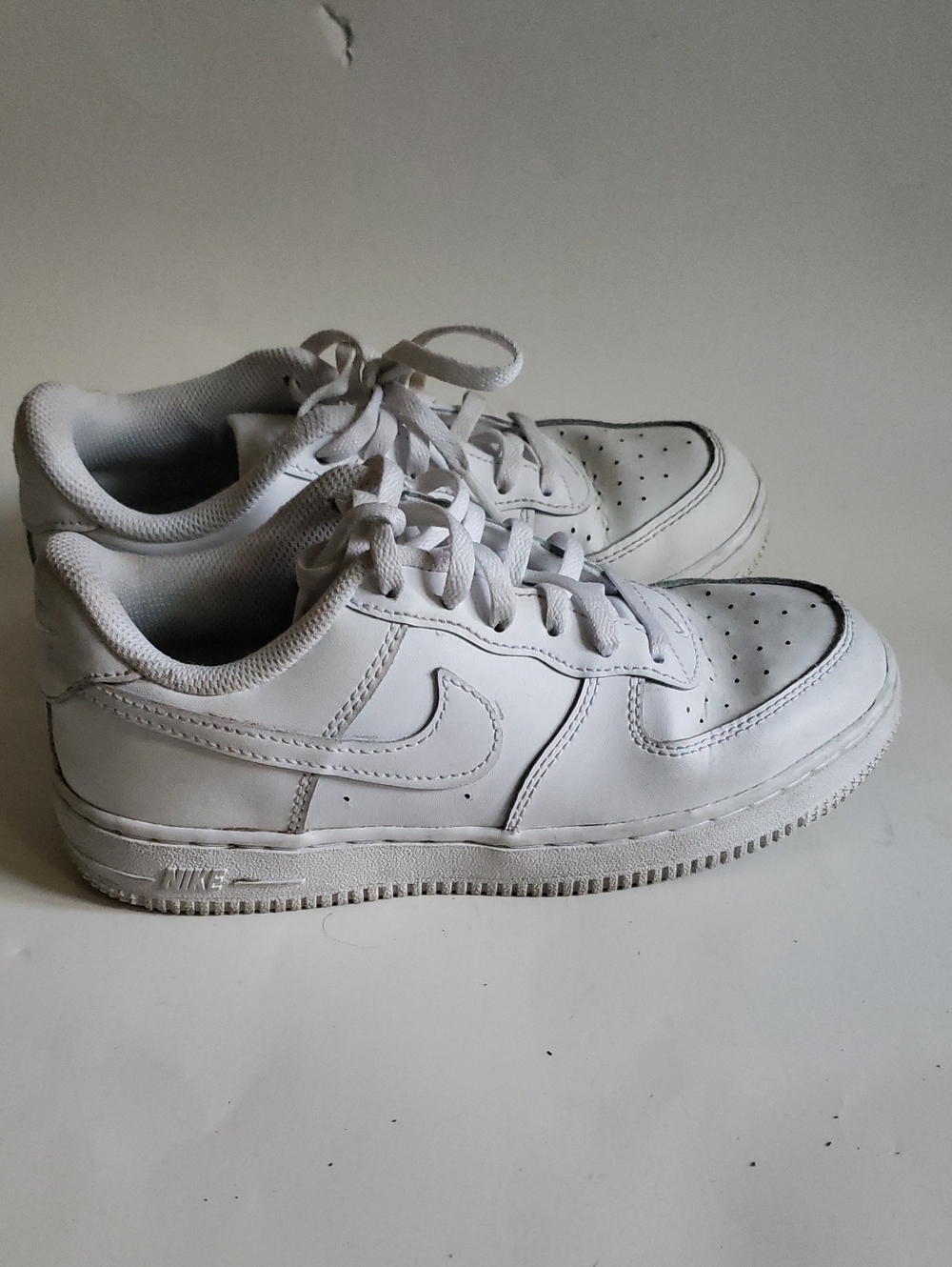 Nike Air Force 1 Low Triple White Sneakers - Kids / Youth 3Y